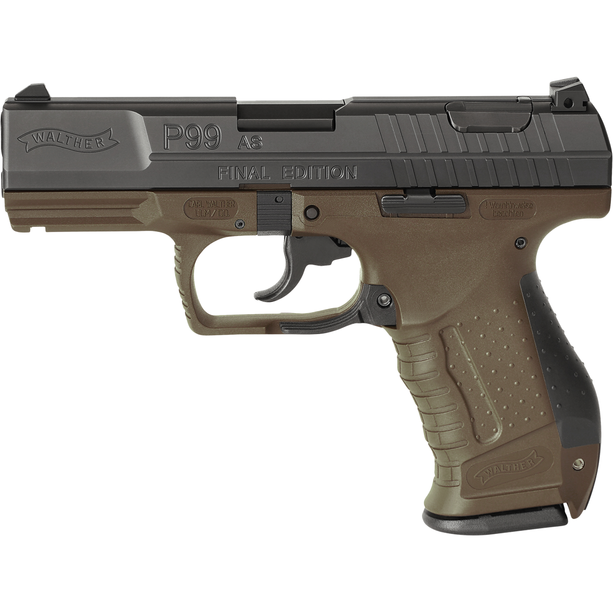 P99 AS FINAL EDITION WALTHER CAL 9X19, 15 COUPS