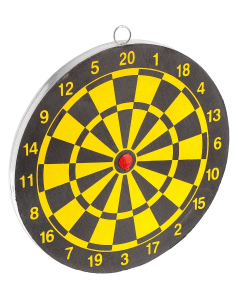 Cible fléchettes double face