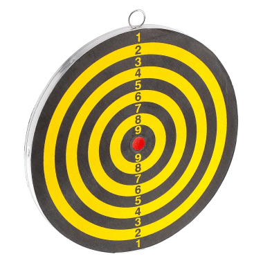 Cible fléchettes double face