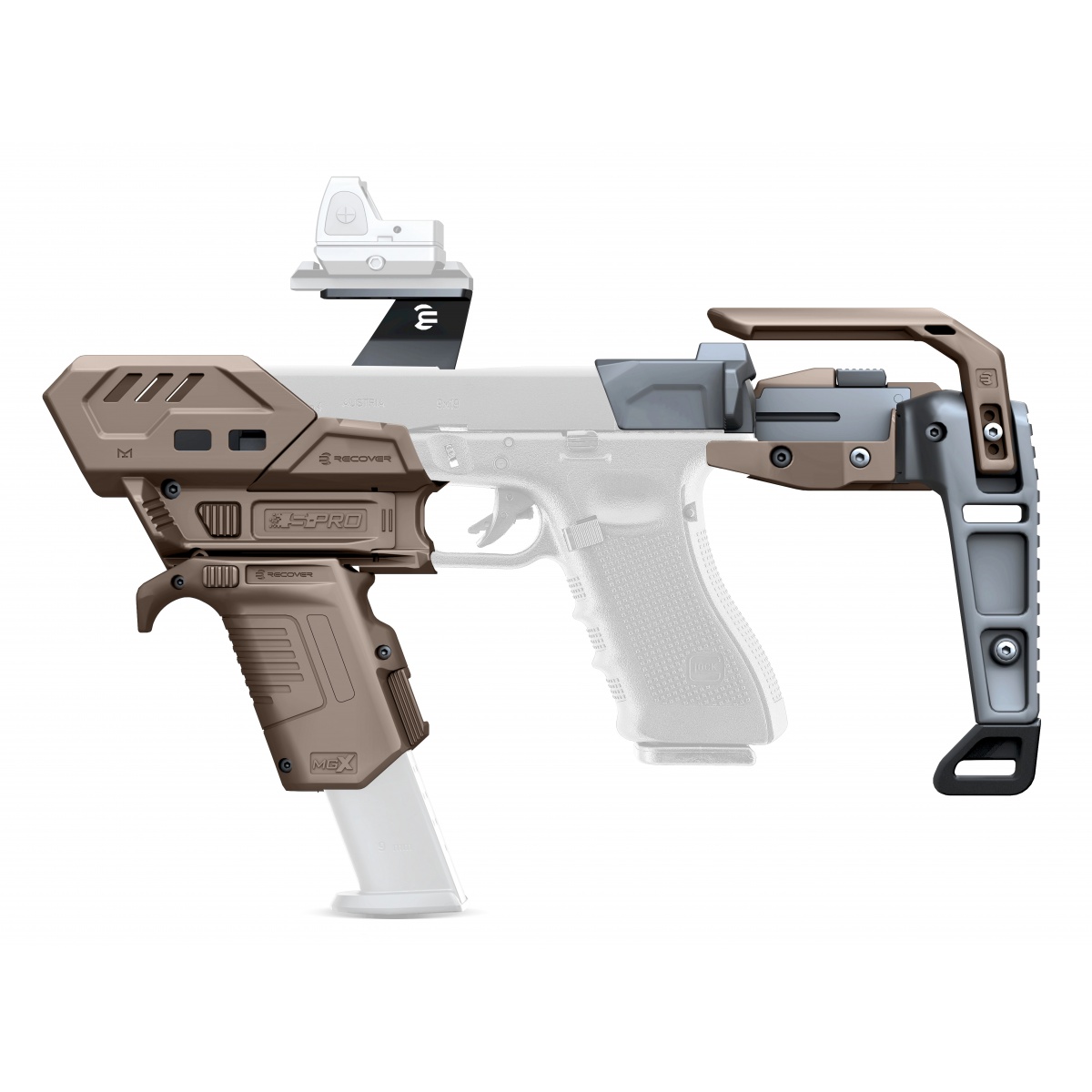 Kit stabilisateur S-PRO MG Glock