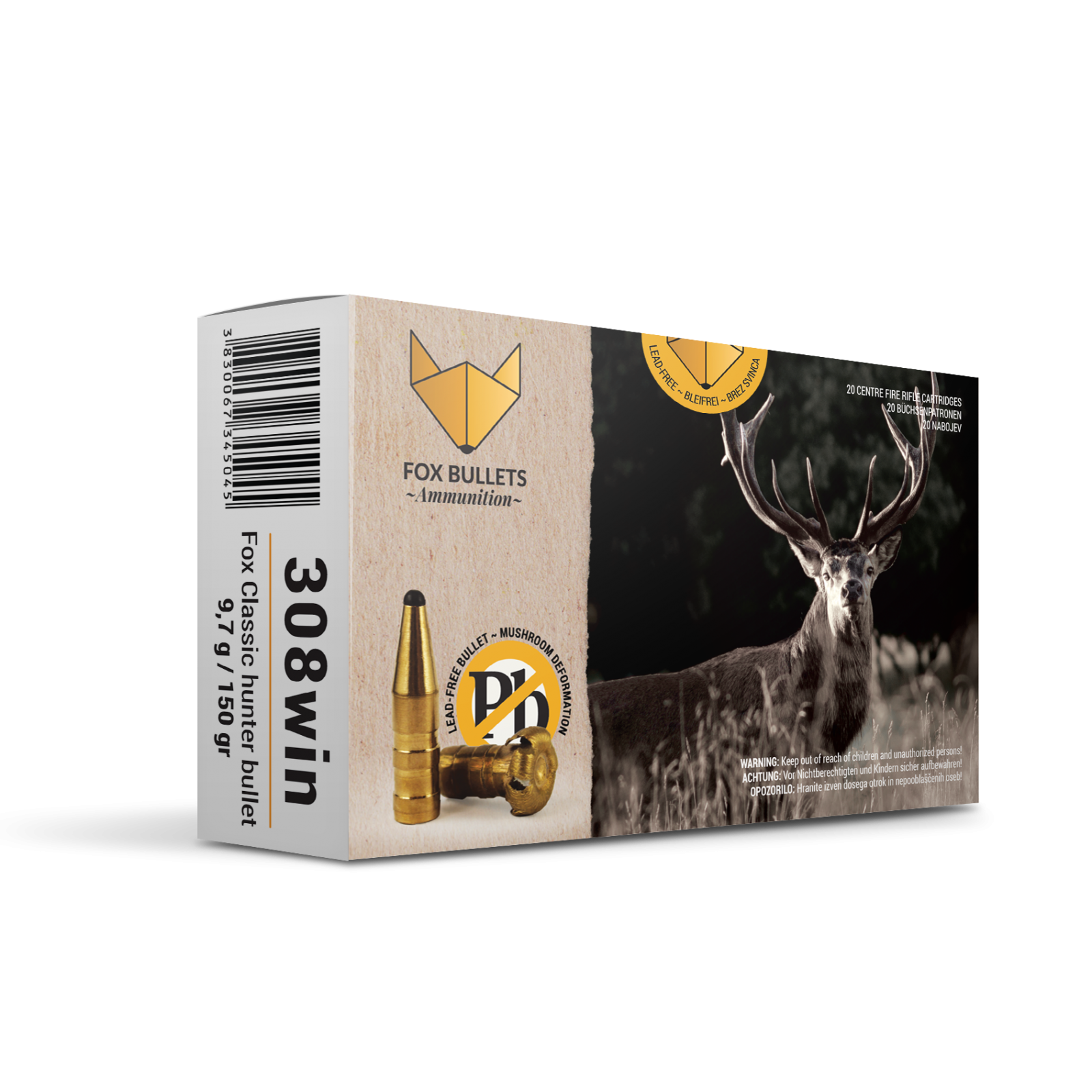 FOX CLASSIC HUNTER 308 WIN 150 GR