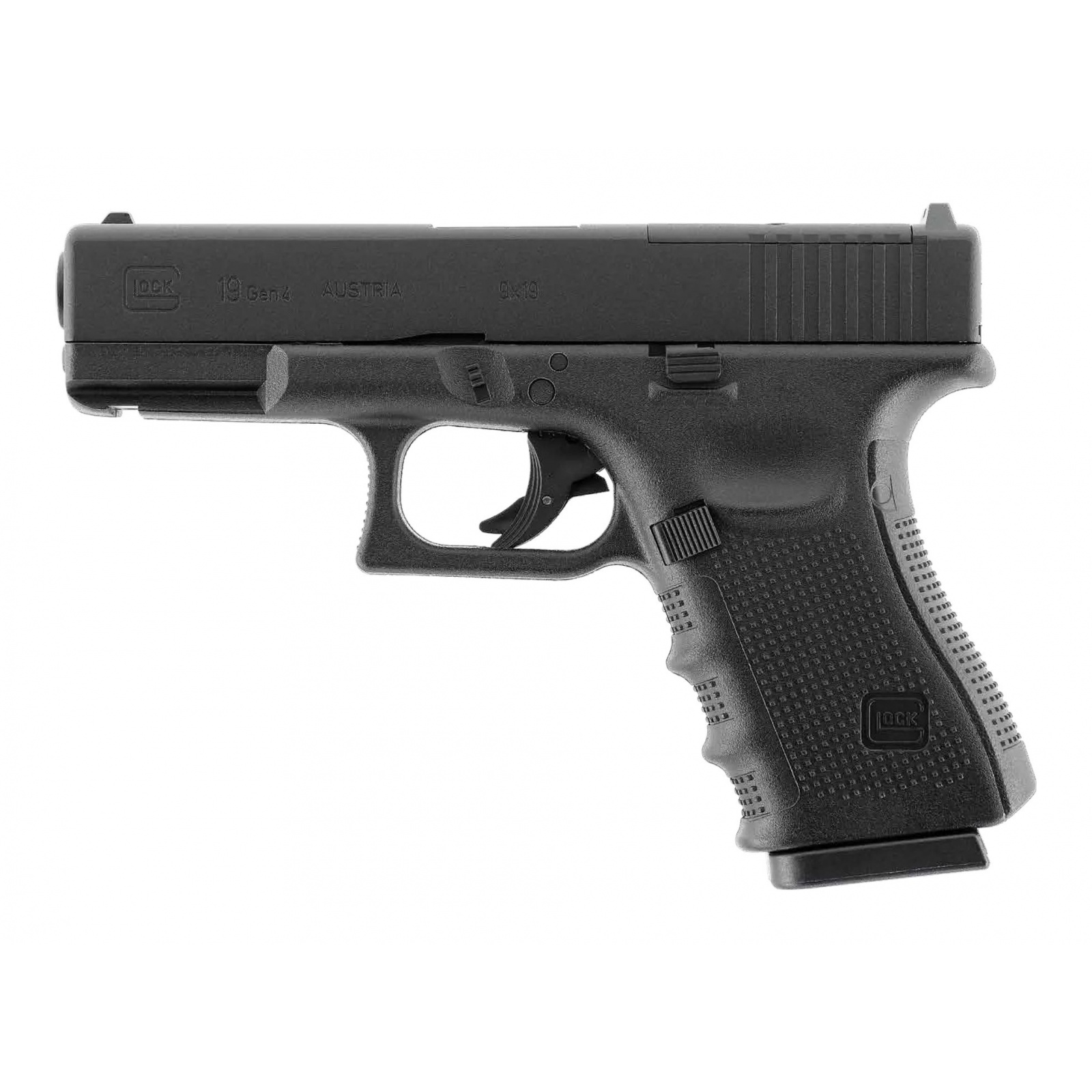 GLOCK 19 GEN4 MOS - BLACK