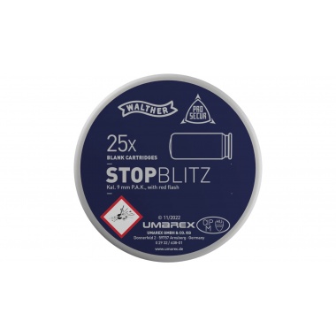 STOP BLITZ, à blanc