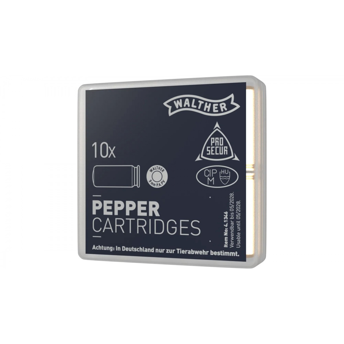 Cartouches 9mm P.A.K gaz à poivre